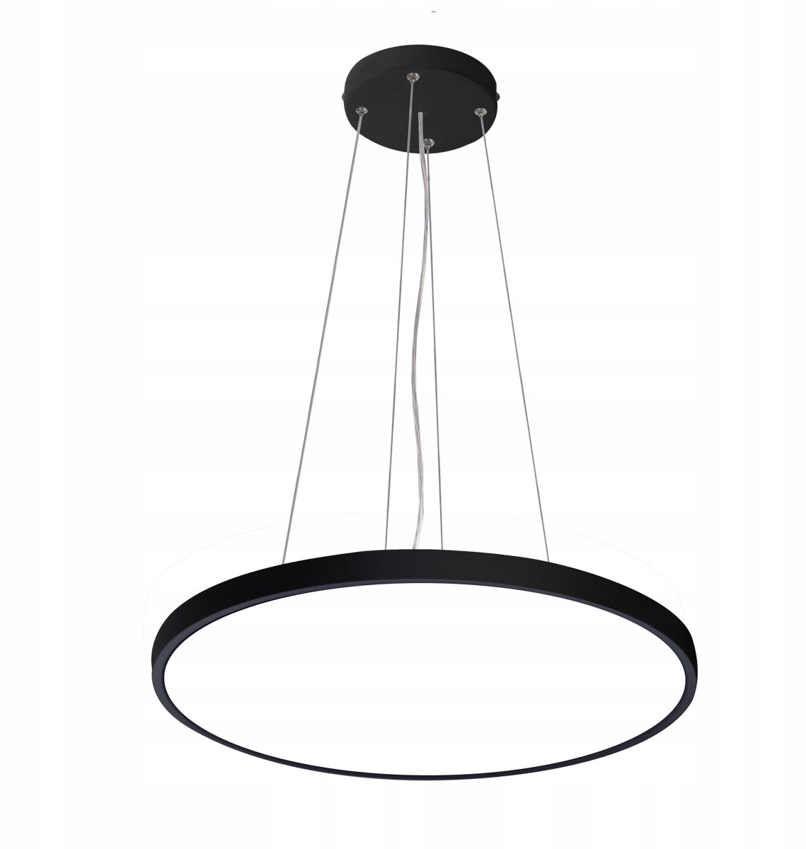 ALATA Zwarte Hanglamp 40cm - Moderne Plafondlamp met LED