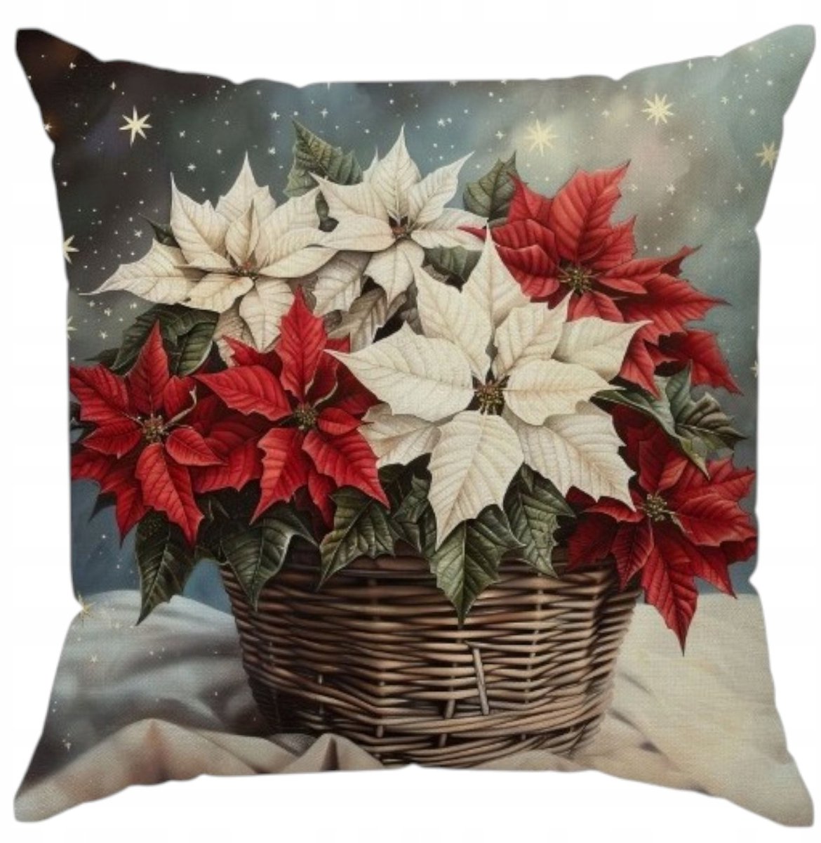 Kerst Sierkussenhoes 45x45 cm - Gezellige Feestdagen Decoratie
