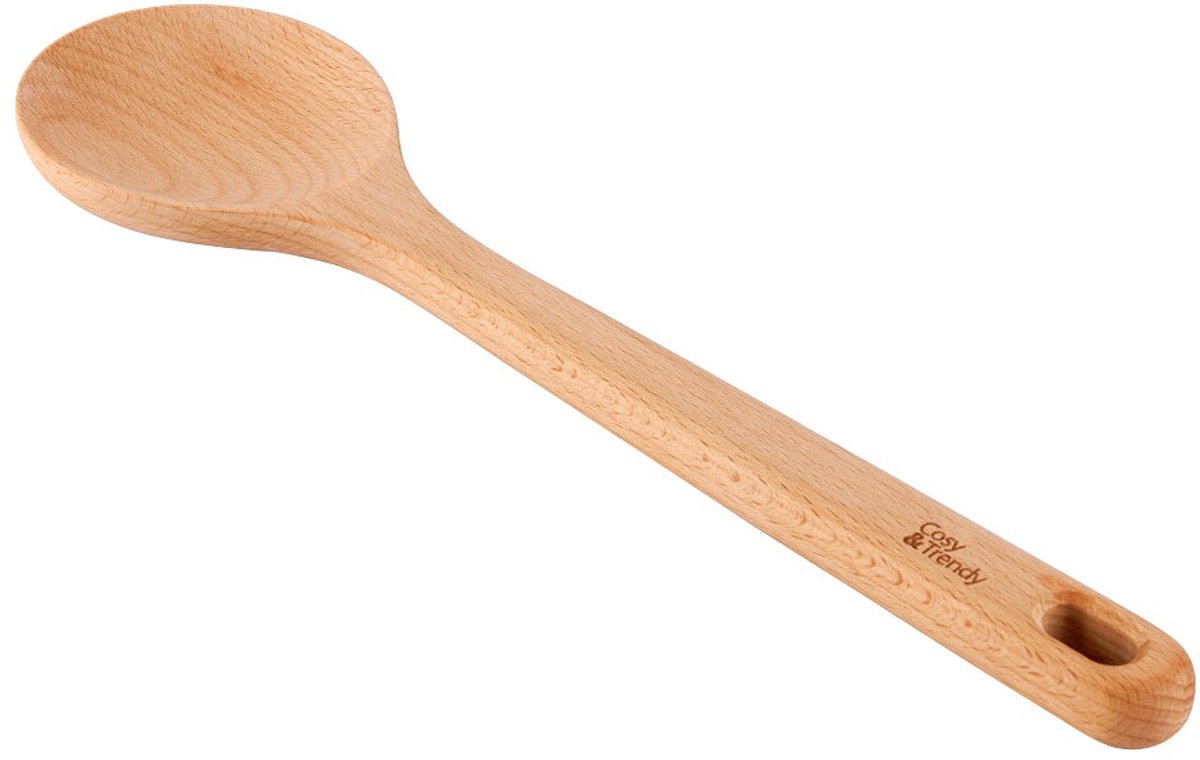 Cosy & Trendy Serveerlepel Delish Eco Bruin 31 cm Hout – Beschermt Anti-aanbak & Houdt Handen Uit De Hitte