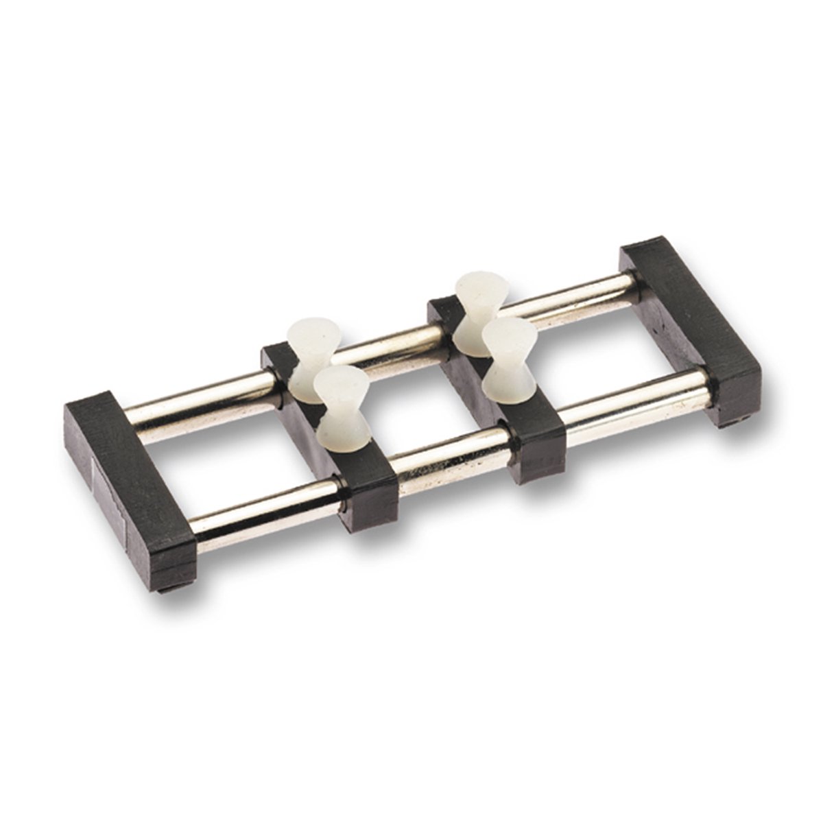 Bewegingshouder tot 17 1-2, zelfklemmende bewegingshouder met telescopisch veermechanisme, voor kwartsmodules tot 40 mm diameter, met 4 kunststof pennen