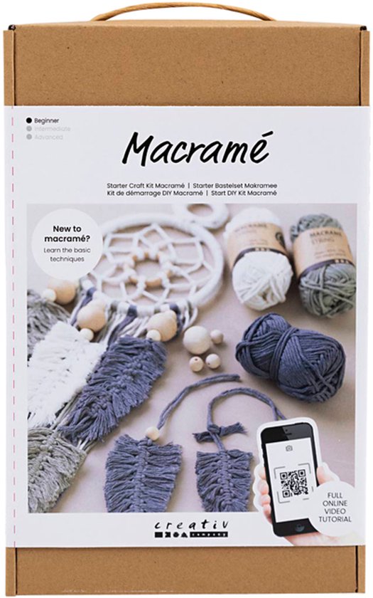 CC Startersset Leren Macramé Knopen