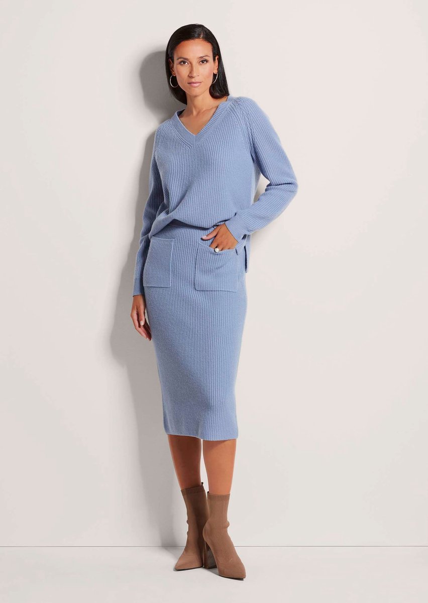 MADELEINE Tricot Rok Tricot rok met elastische tailleband