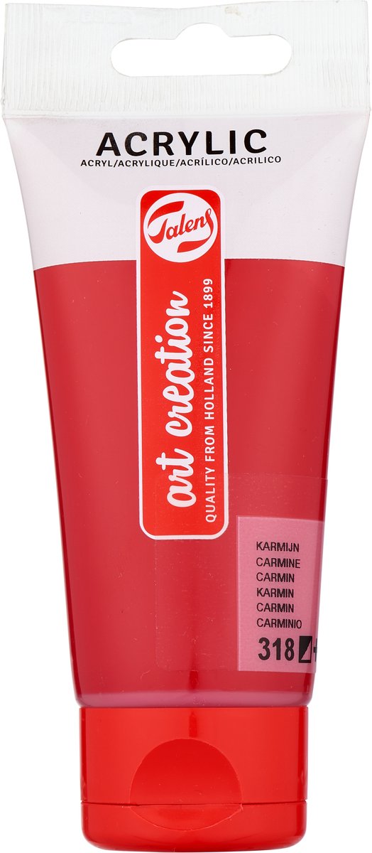 Acrylverf talens art creation 75ml 318 karmijn | 3 stuks