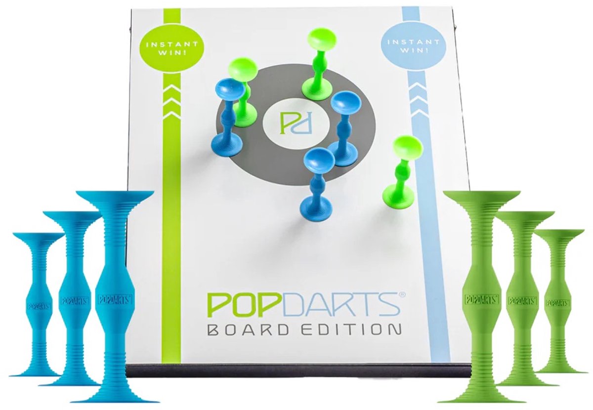 Popdarts Bord Editie Set - Blauw/Groen