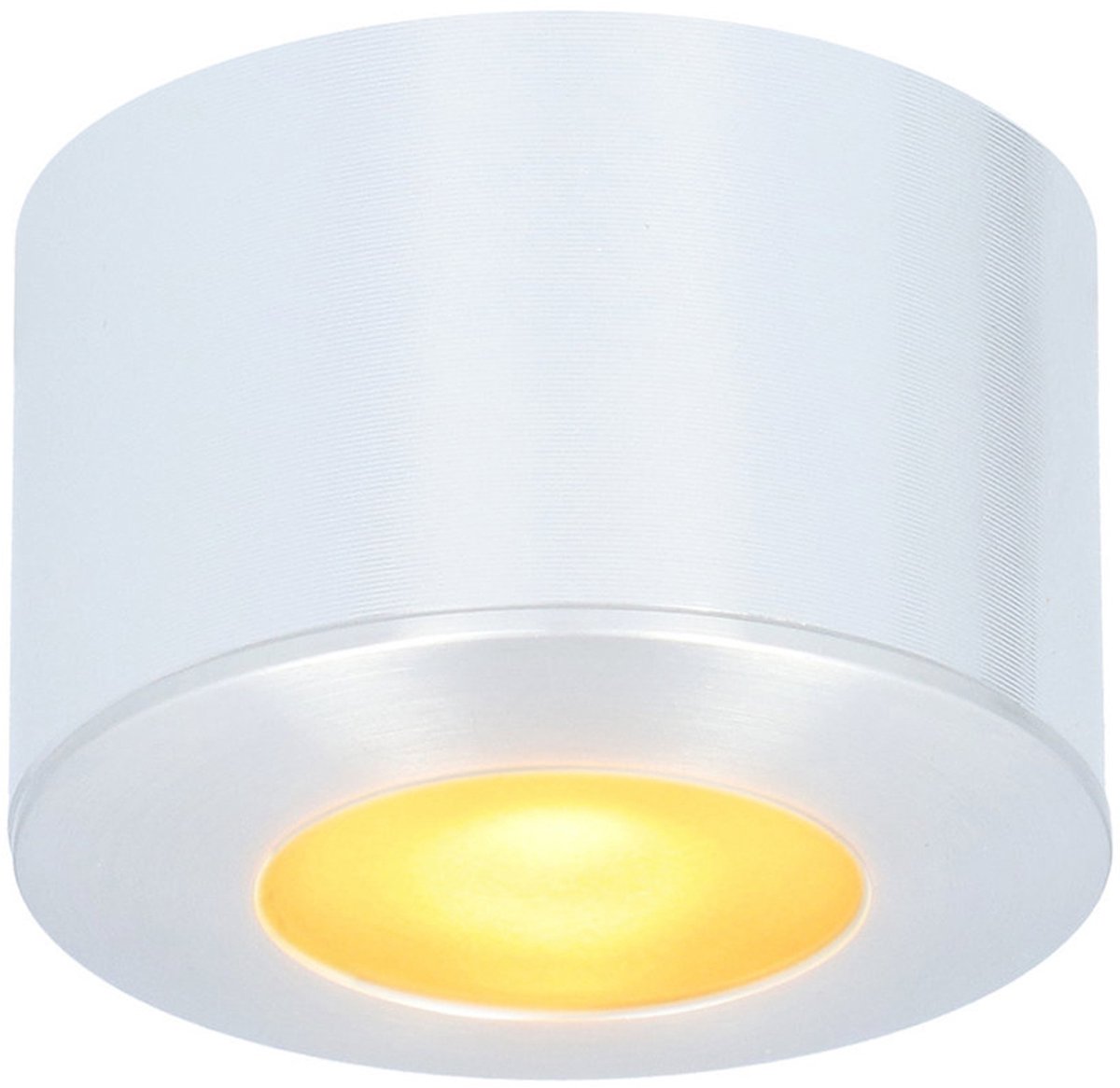 Navarra Mini LED Opbouwspot - 12 Volt 3 Watt 200 lumen - Dimbaar - Plat 21,5mm - 2700K - IP44 waterdicht - Aluminium