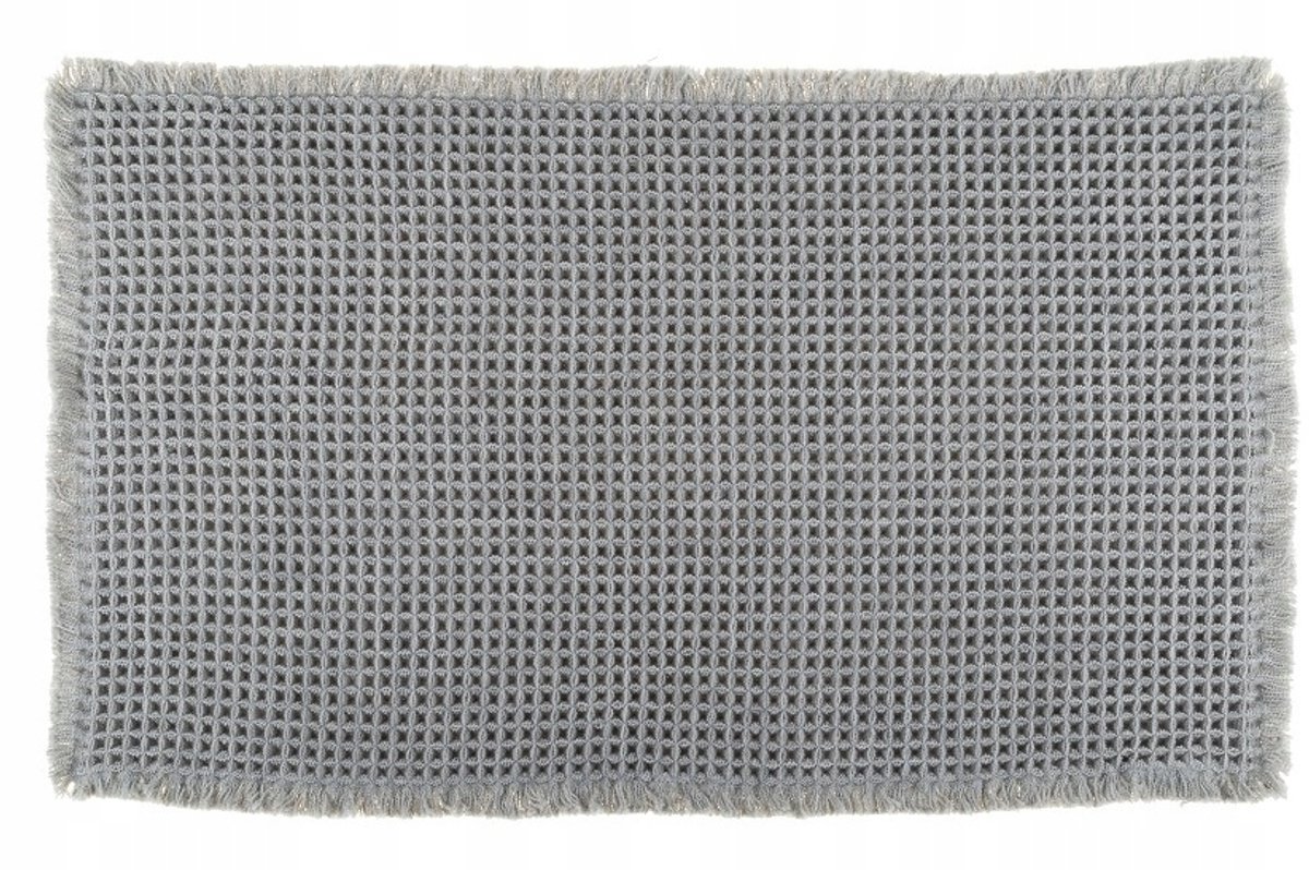 Antislip Decoratief Wafelkussen 50x80cm Lichtgrijs