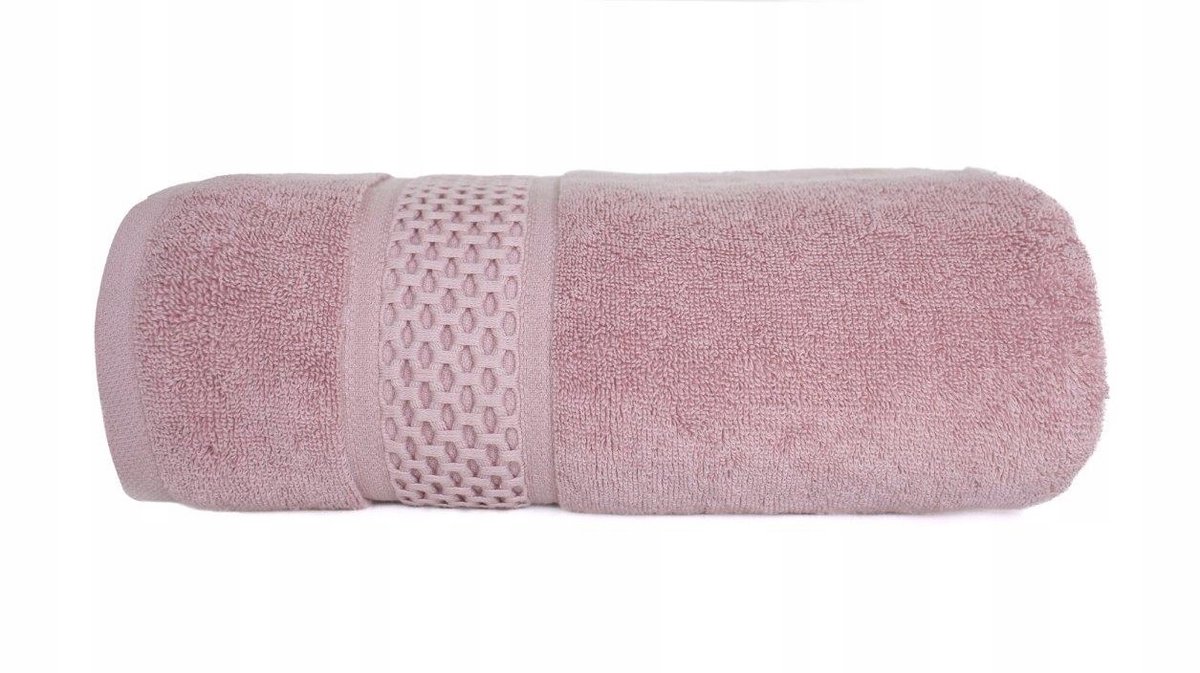 Zacht Roze Katoenen Badhanddoek 70x140 cm - 550 GSM