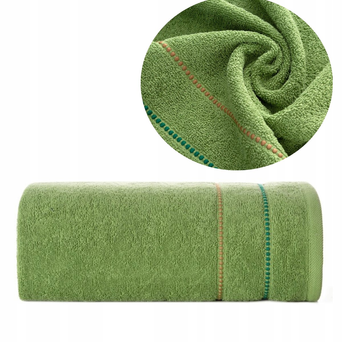 Suzi Terry Handdoek 50x90cm - 100% Katoen, 500g, Groen