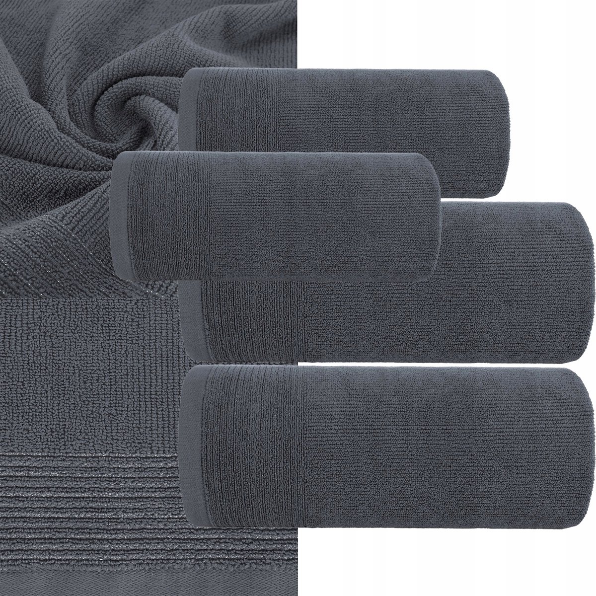 Luxe Katoenen Handdoeken Set (2x 50x90cm + 2x 70x140cm) 500gsm