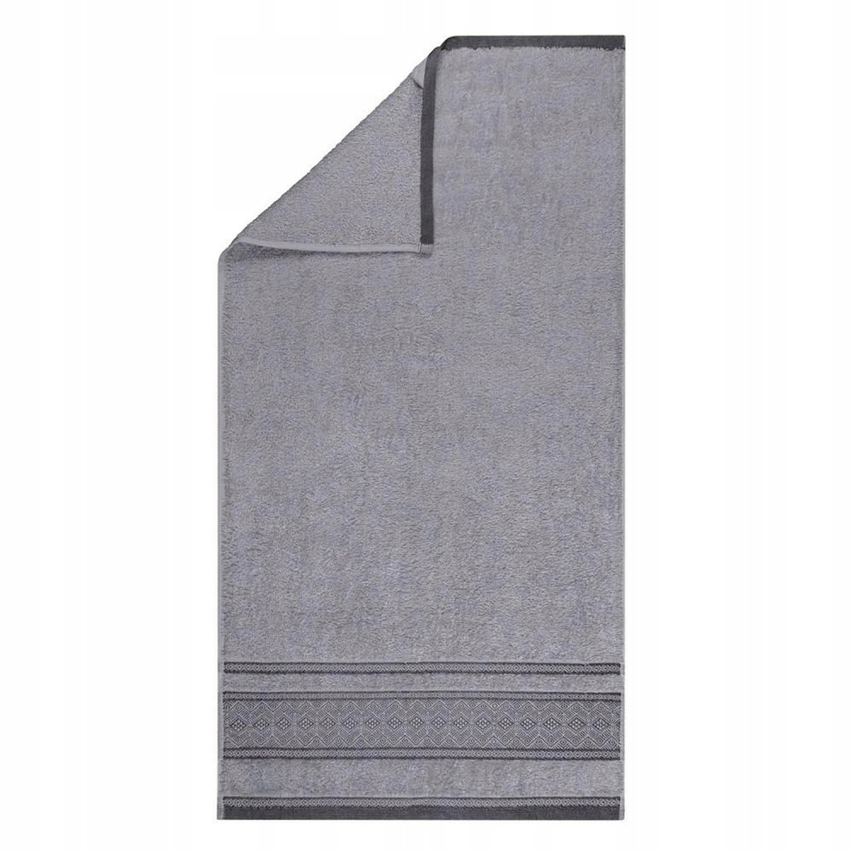 Grijze Badstof Handdoek 70x140 cm - 500 g/m2 - Luxe Katoen