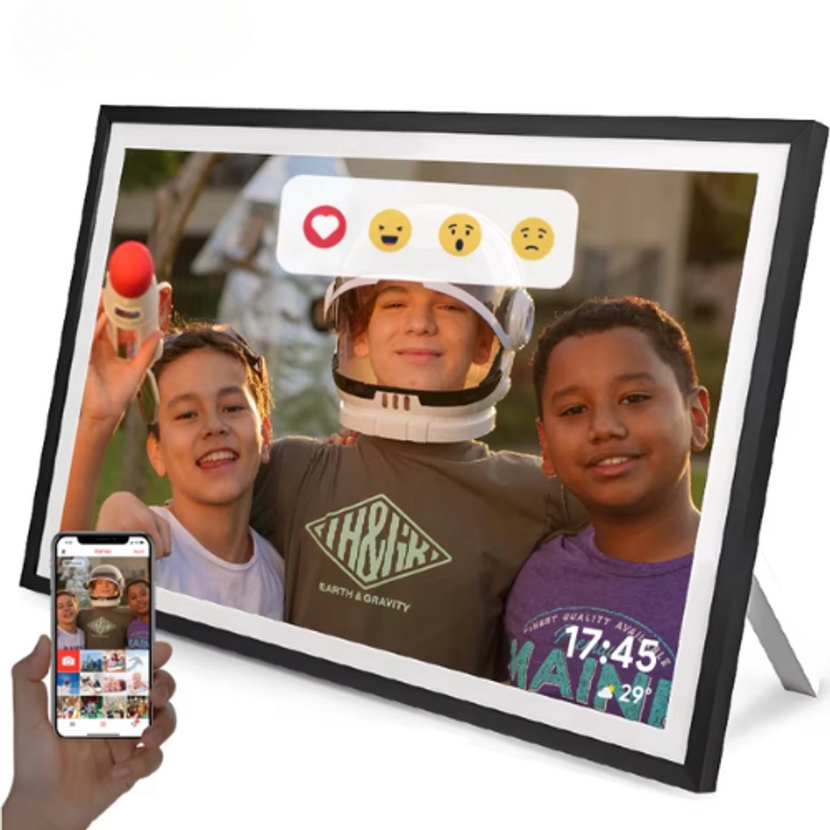 Lightdista Digitale Fotolijst 15.6 inch met WiFi en Frameo - Lightdista - €124,95