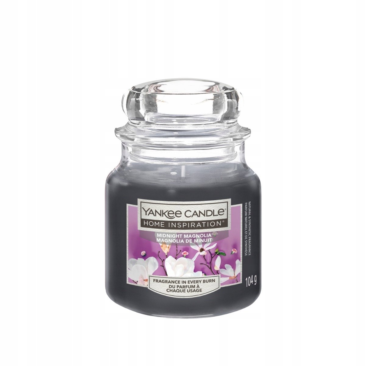 Yankee Candle Geurkaars MIDNIGHT MAGNOLIA 104g - Bloemig & Fruitig Niet gespecificeerd