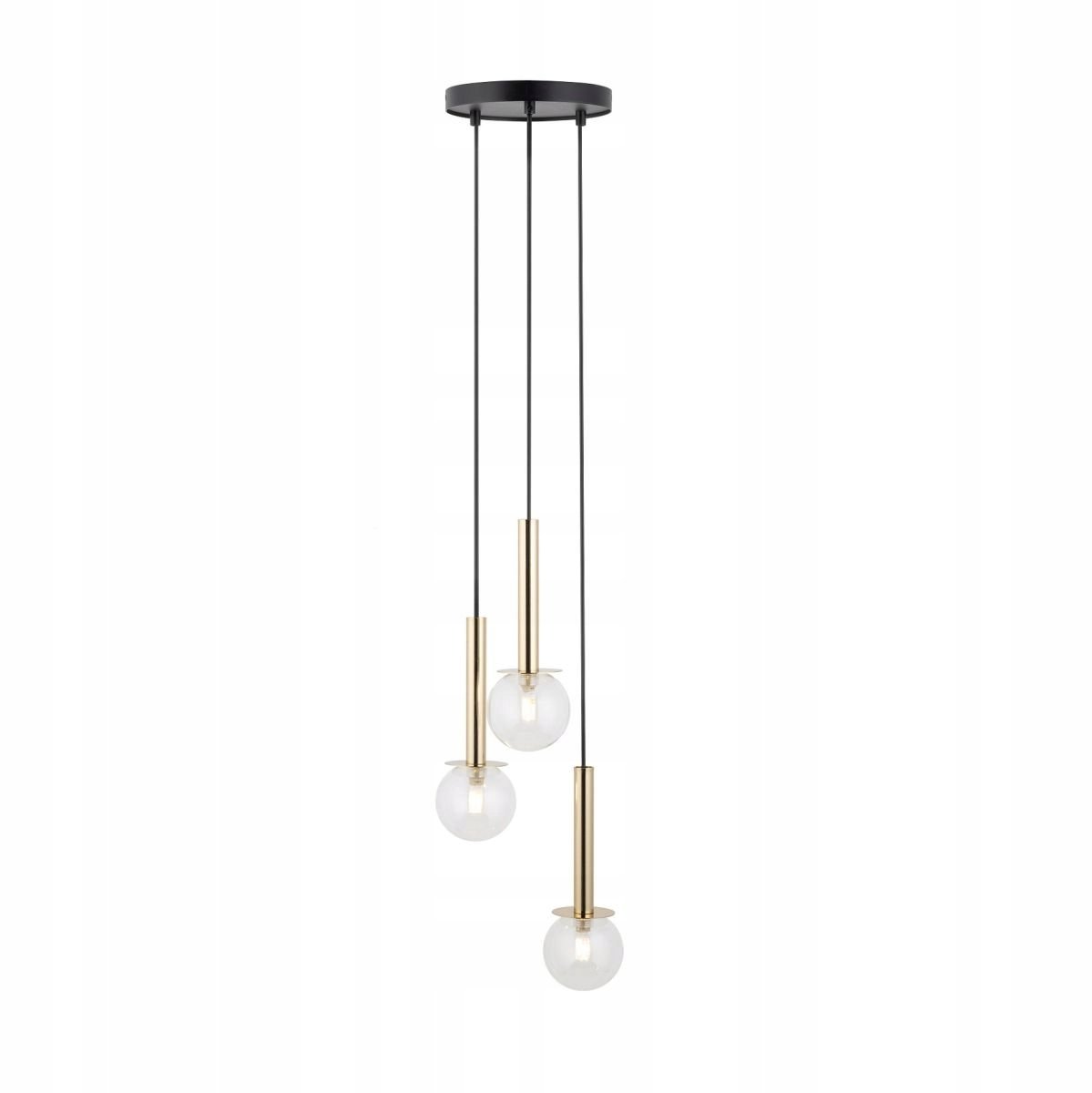 DAISY 3 hanglamp met transparante glazen schaal - Sigma Verlichting