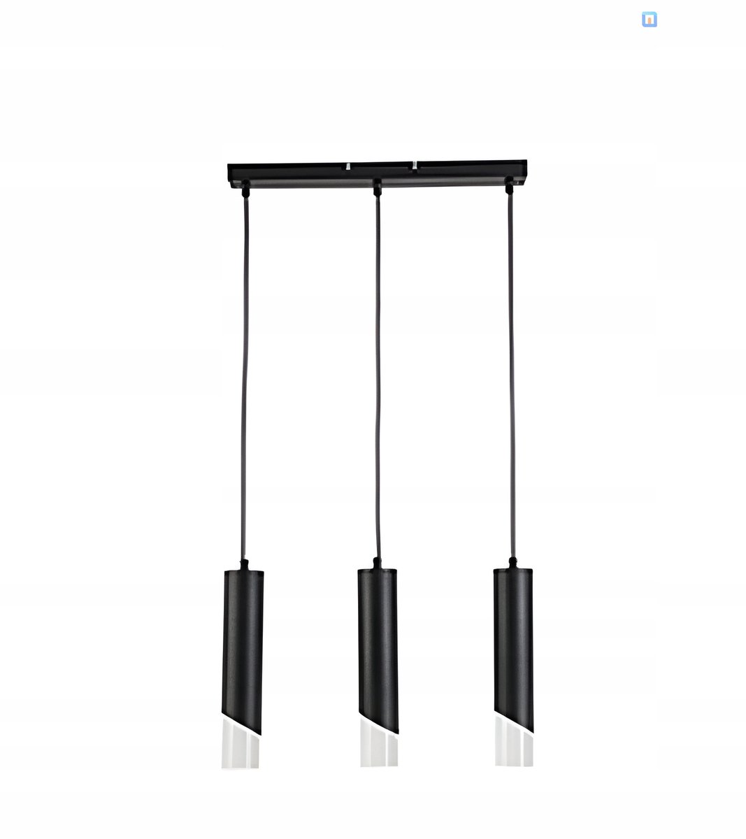 Reality Hardin Hanglamp Zwart Mat 3-Lichts E27
