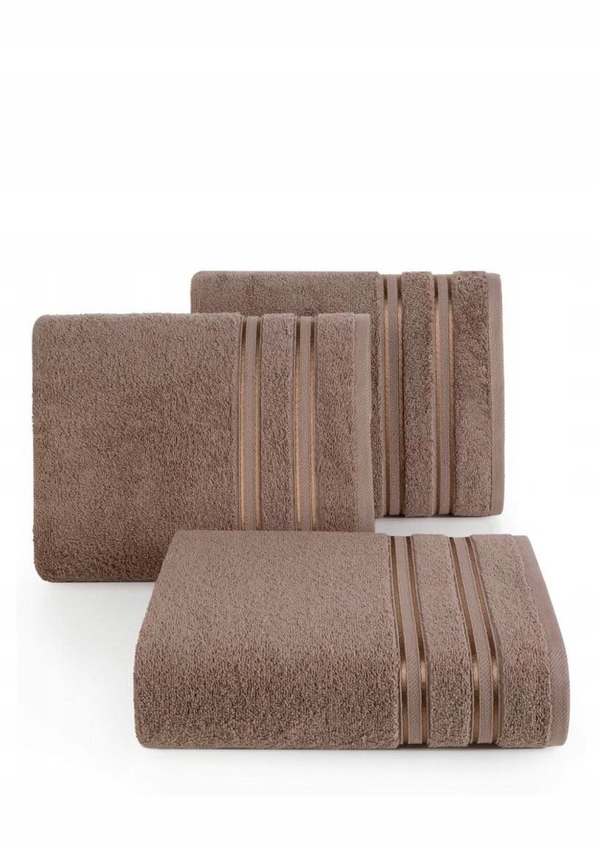 Luxe Bruine Badhanddoek Manola 70x140 cm - 100% Katoen