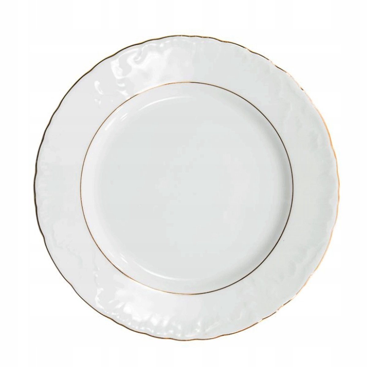 Ćmielów Rococo Goud 25 cm porseleinen eetbord