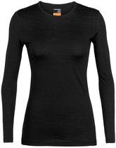 Icebreaker Women's Oasis Long Sleeve Crewe Black - M