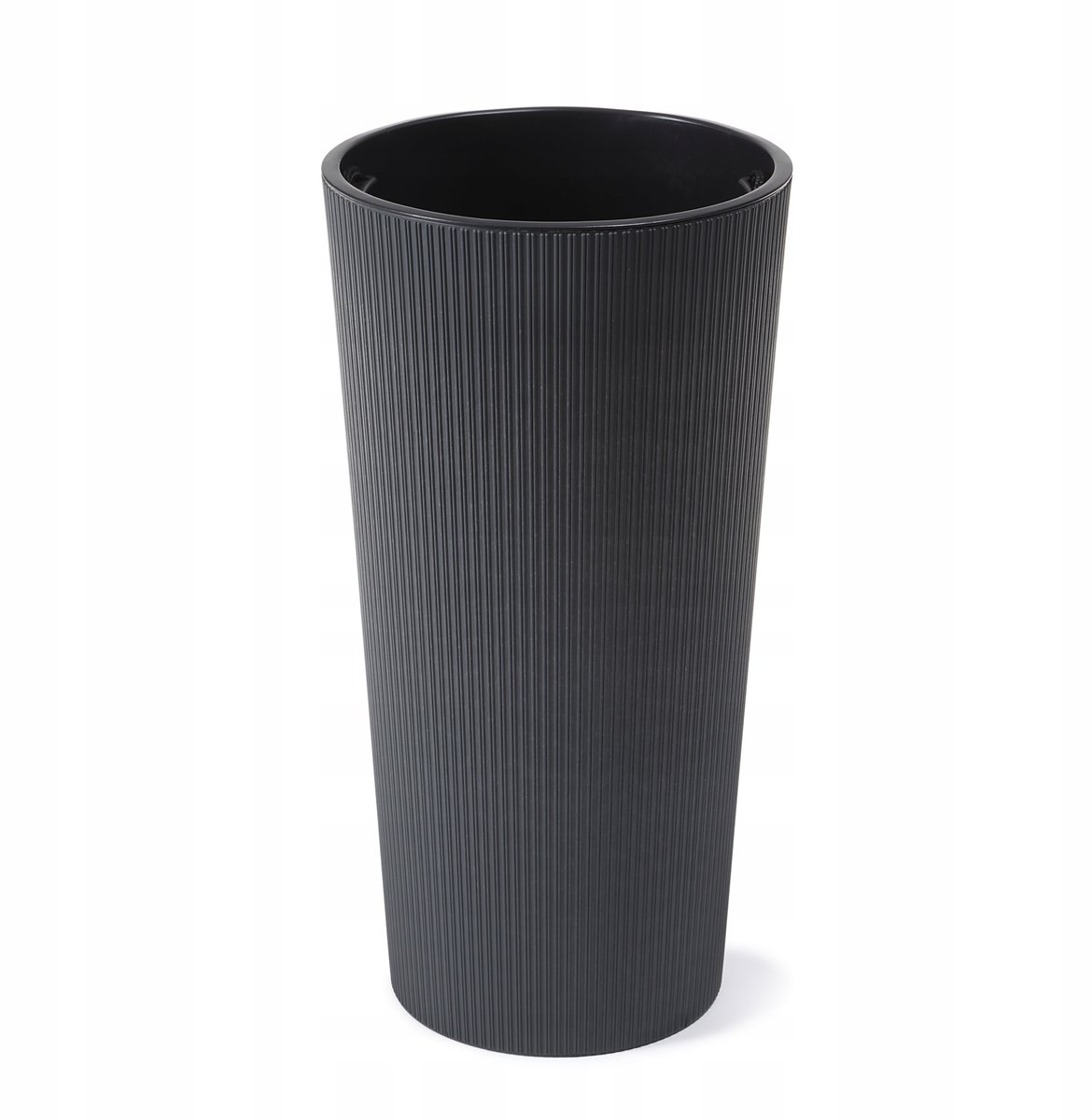 Lilia Jumper Bloompot Antraciet Ø 25cm H 46cm met Inzet