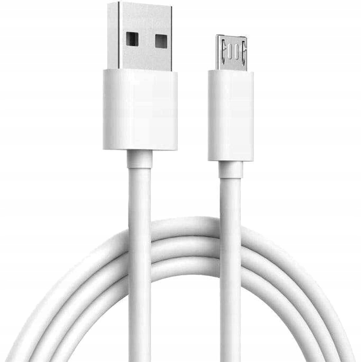 USB naar Micro USB Kabel 1m Wit - Snel Laden & Data