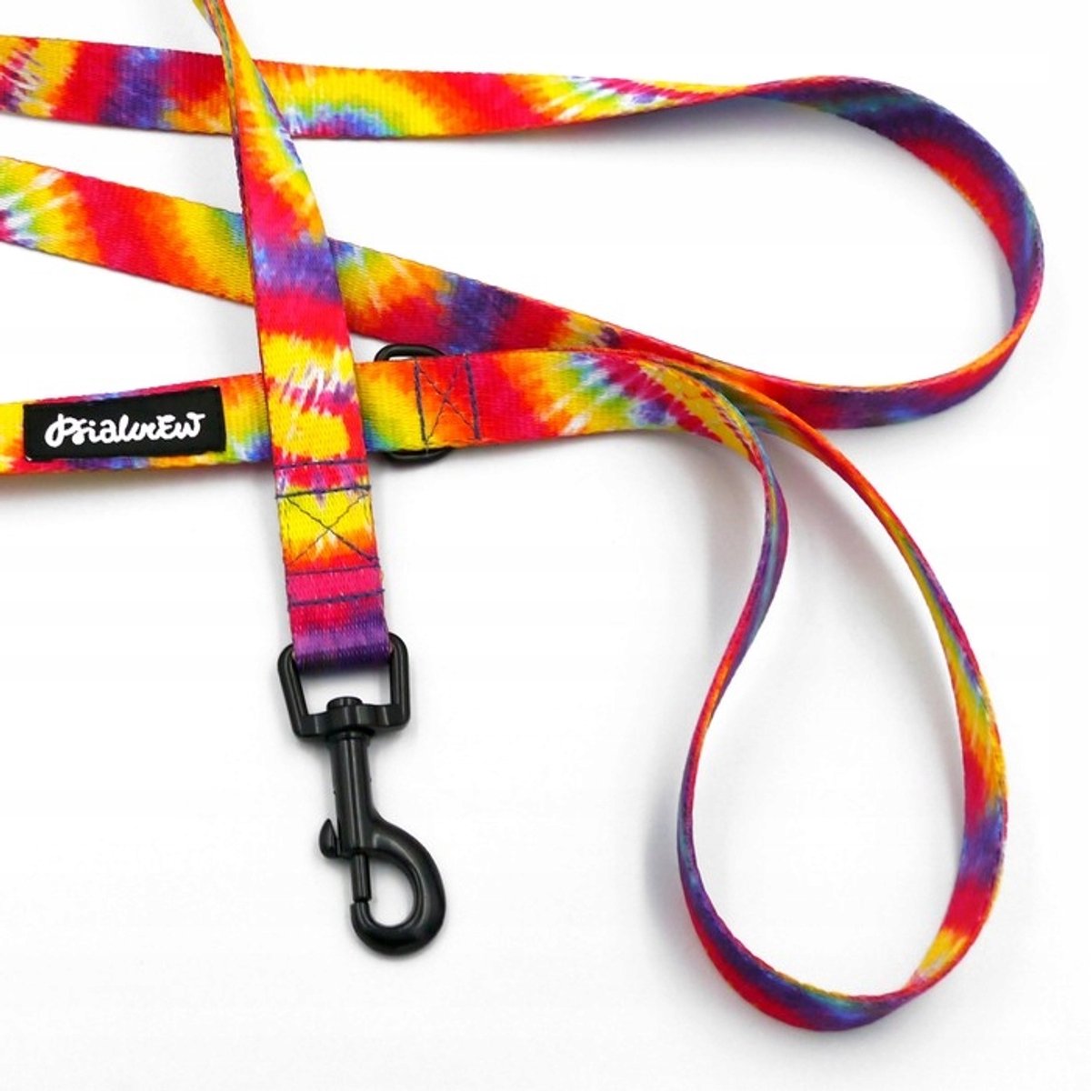Psiakrew Tie Dye Hondenlijn 160cm - Hippie Stijl