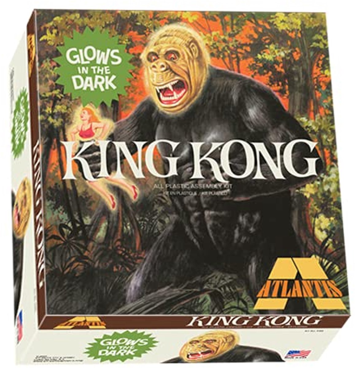 Glow-in-the-Dark King Kong Schaalmodel 1/30