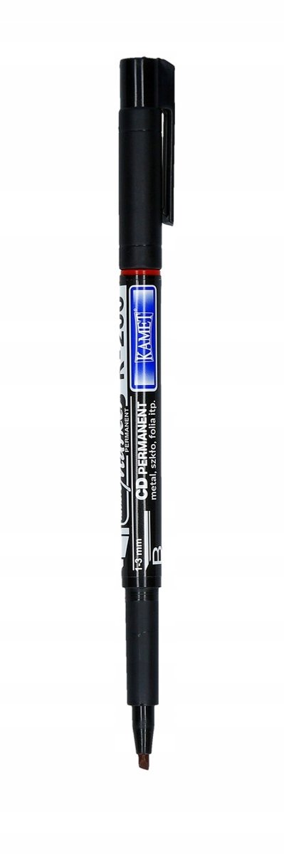 Kamet Foliopis CD K200 Marker Rood - Permanent & Waterdicht