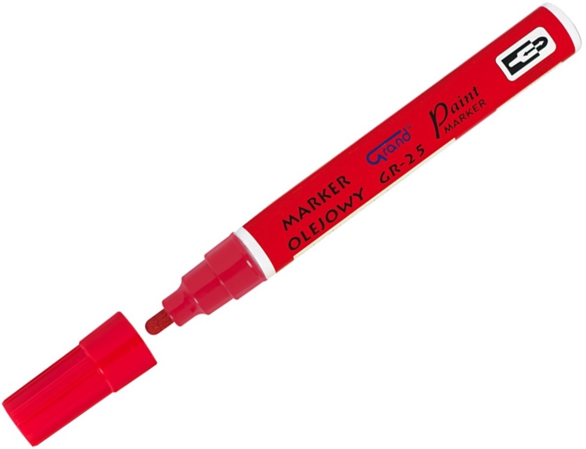 Grand GR-25 Olieverf Marker 1.8mm - Rood