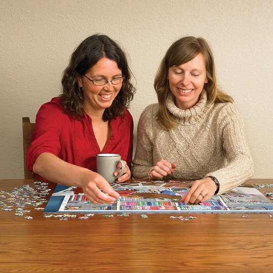 Puzzel 1000 Stukken: Gezellig Naaihoekje — afbeelding 5