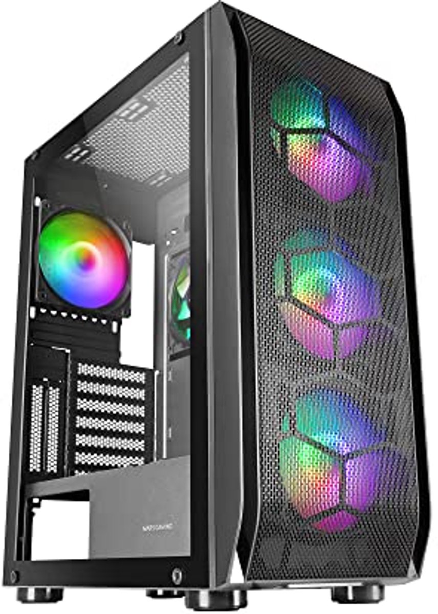 Premium E-ATX Gaming Tower met Stil CPU Koelsysteem en ARGB Ventilatoren
