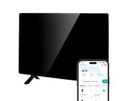 DailySupplies® Infrarood Paneel Verplaatsbaar - Infrarood Verwarming - Digitale Heater - Infraroodtherapie - Infraroodkachel Vrijstaand - Zwart