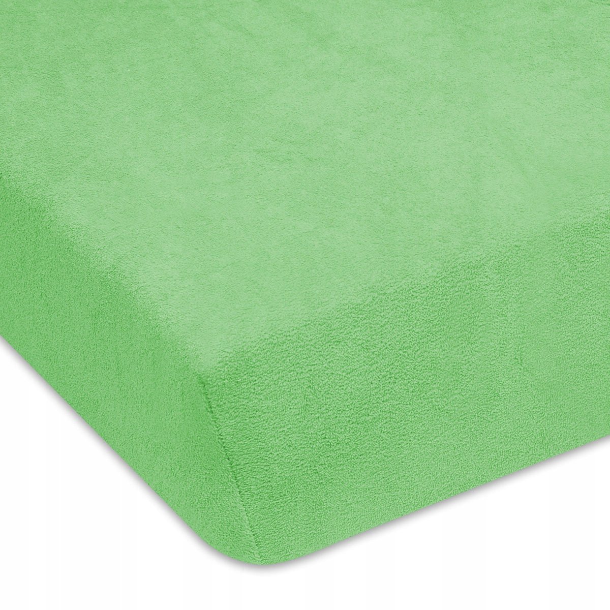 Hoeslaken Terry Pistache Groen 140x200 cm - Zacht & Duurzaam
