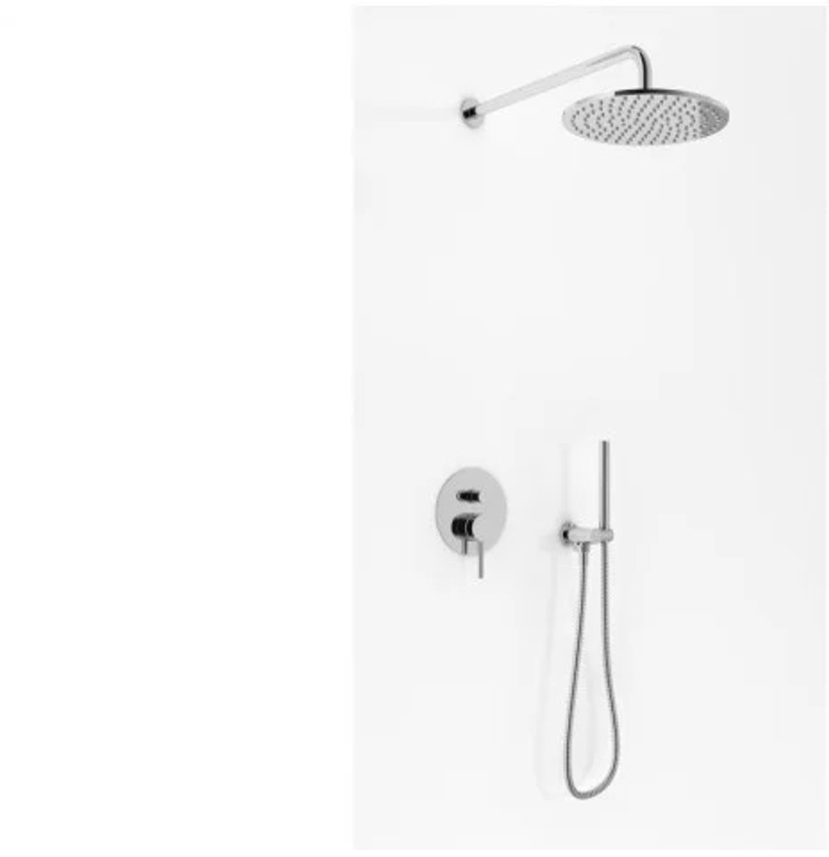 Kohlman Axel Doucheset met Regendouche 20cm - Chroom