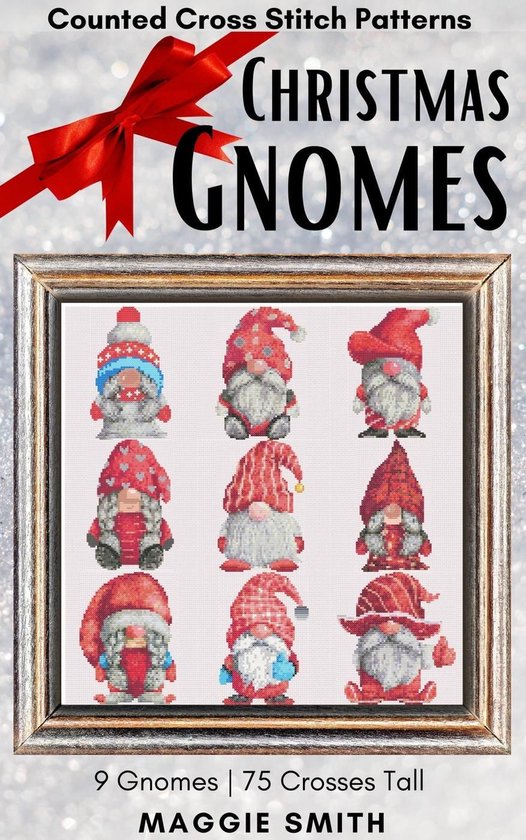 Christmas Gnomes Counted Cross Stitch Patterns - cover