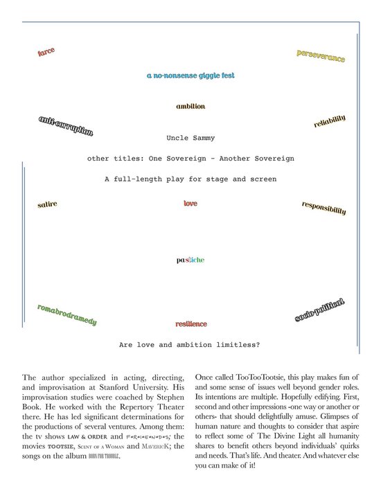 Uncle Sammy, a Full-Length Play for Stage and Screen - cover