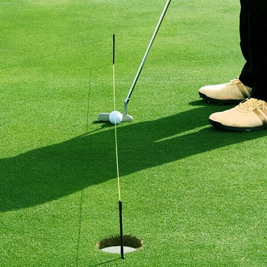 Flexibele T-stukken voor golfballen - 10 ft massieve glasvezelstaaf zwart + groen — afbeelding 4