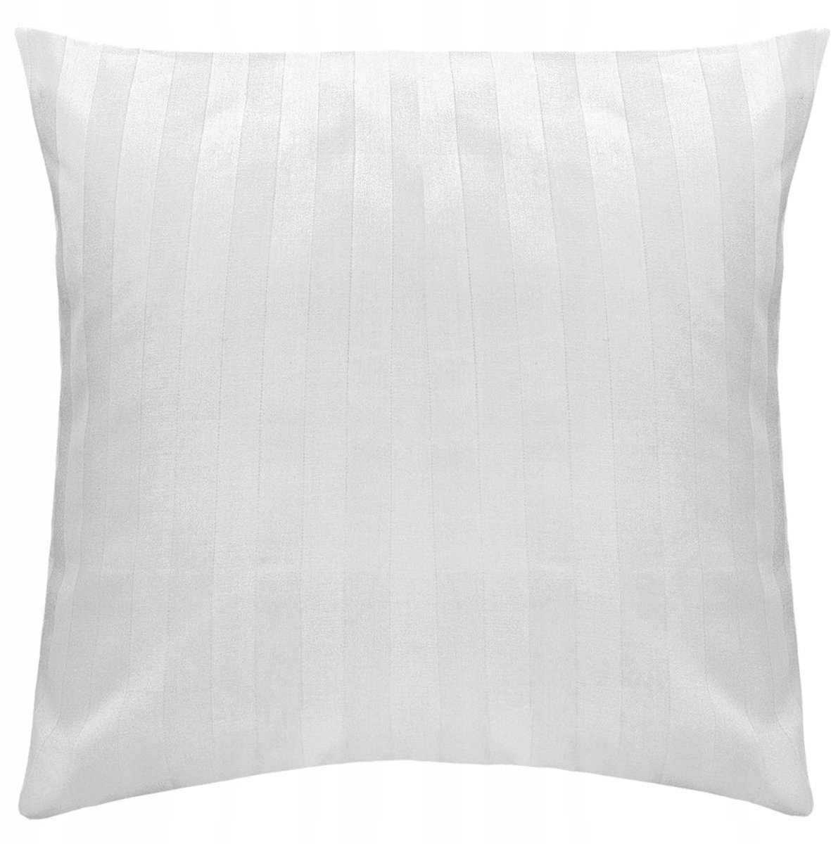 Hotel Kussensloop 40x40cm Wit Katoen met 2cm Strepen