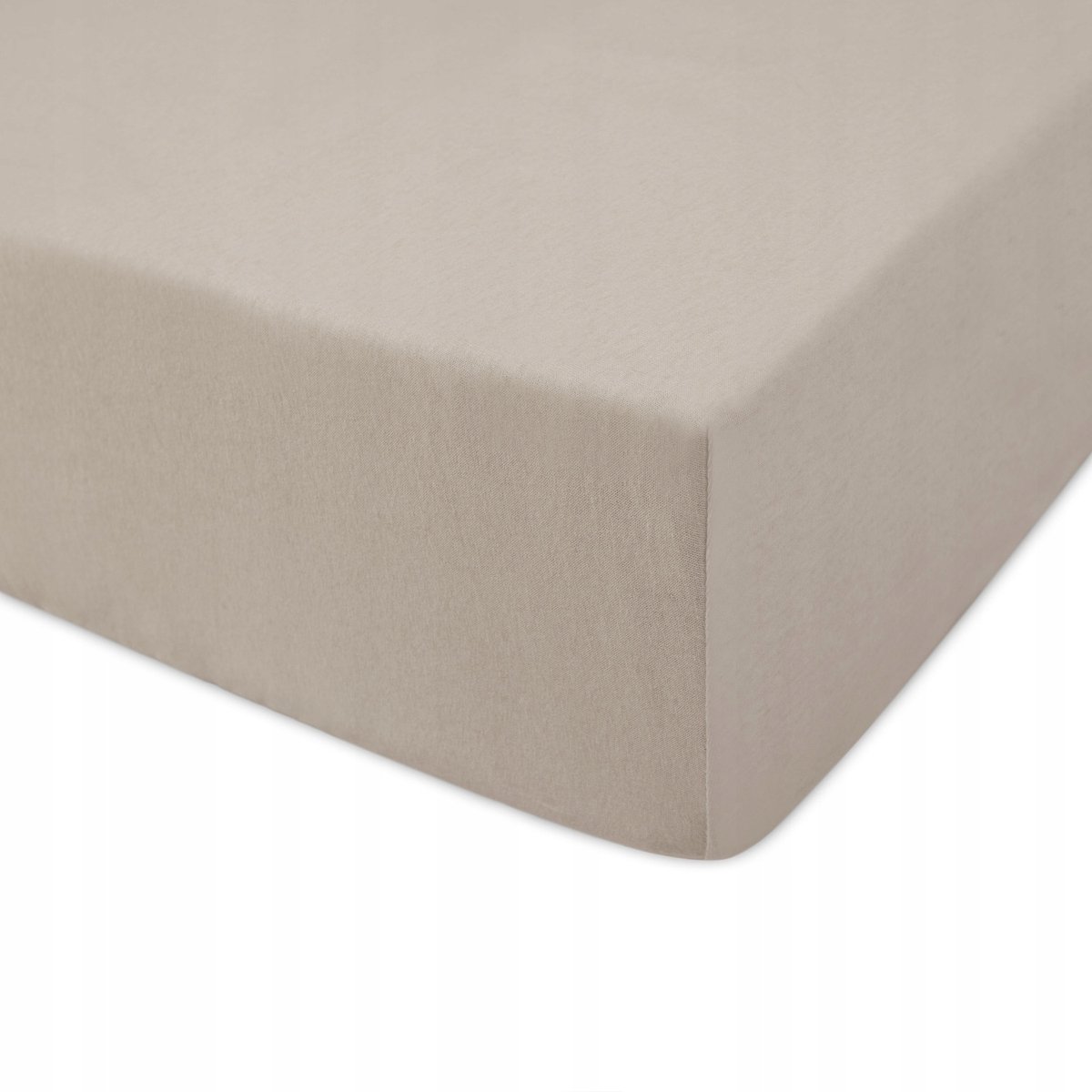 Jersey Hoeslaken met Elastiek 140x200cm - Cacao Beige