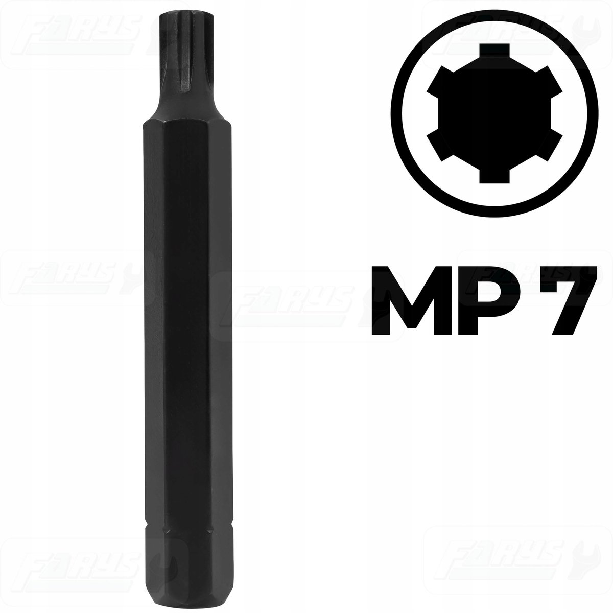 Ribe Bit MP7 75mm S2 Staal - Duurzaam en Precisie