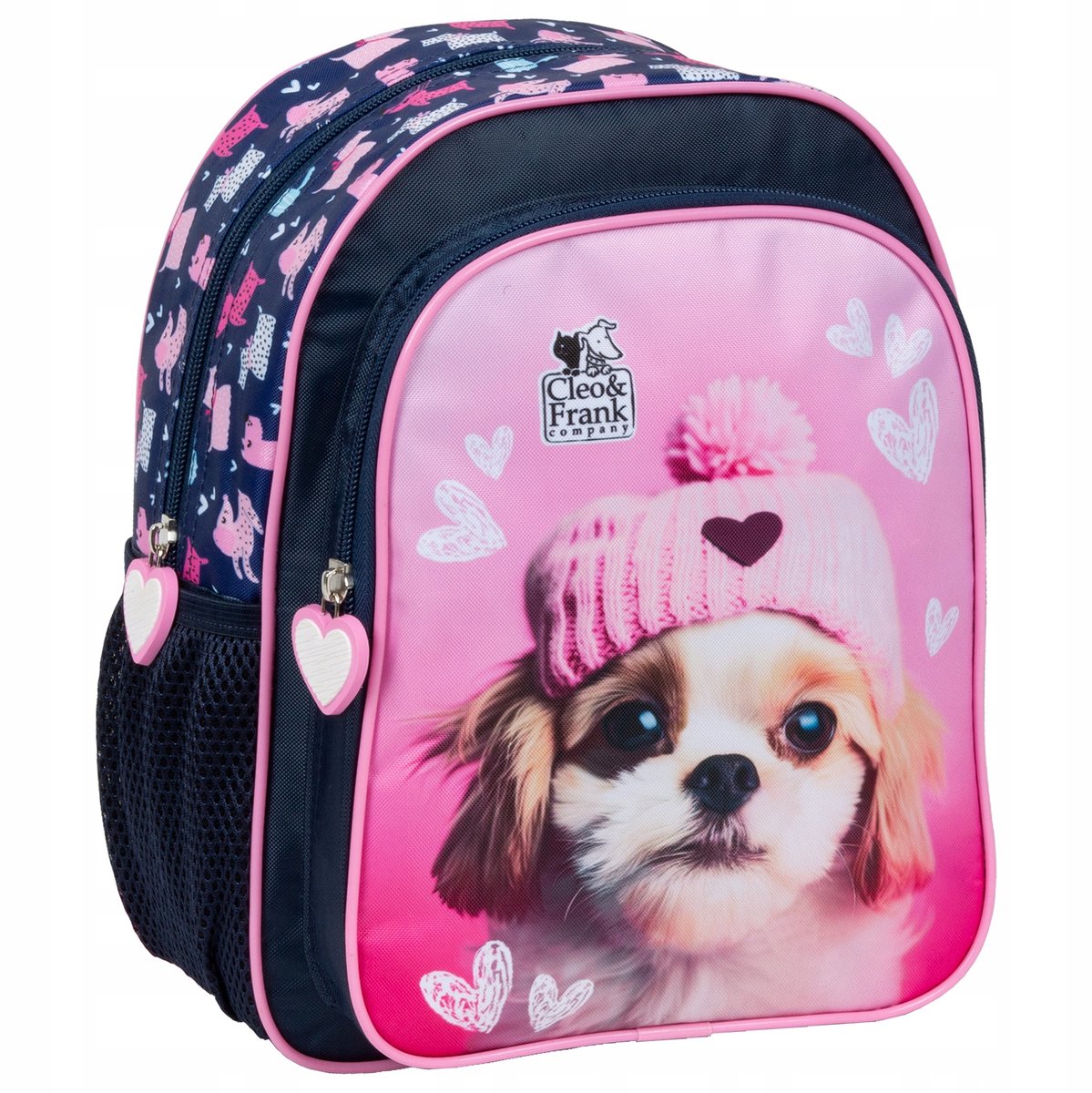 Kinderdagverblijf Rugzak Meisje Hondje CLEO I FRANK 29x23x14cm