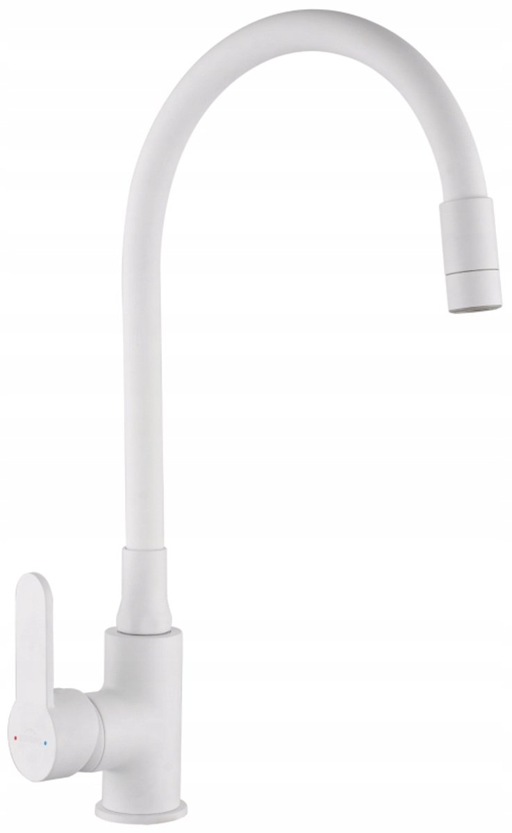 Invena Ksanti Plus Keukenkraan - Wit, Flexibele Uitloop