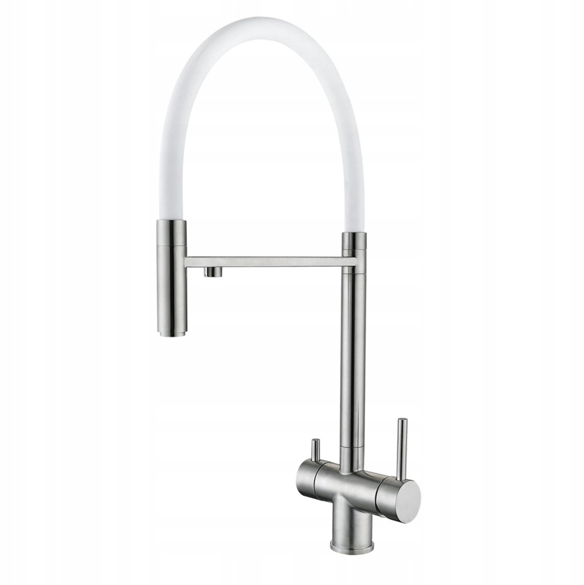 WEZER TOP4-01-WHITE Keukenkraan met waterfilteraansluiting