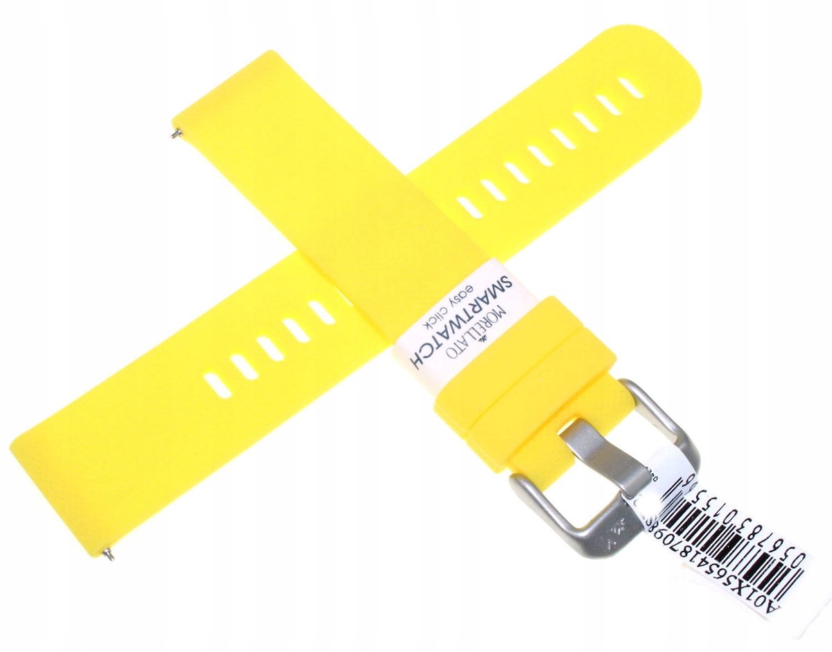 Morellato Gele Siliconen Horlogeband 22mm - Smartwatch Easy Click