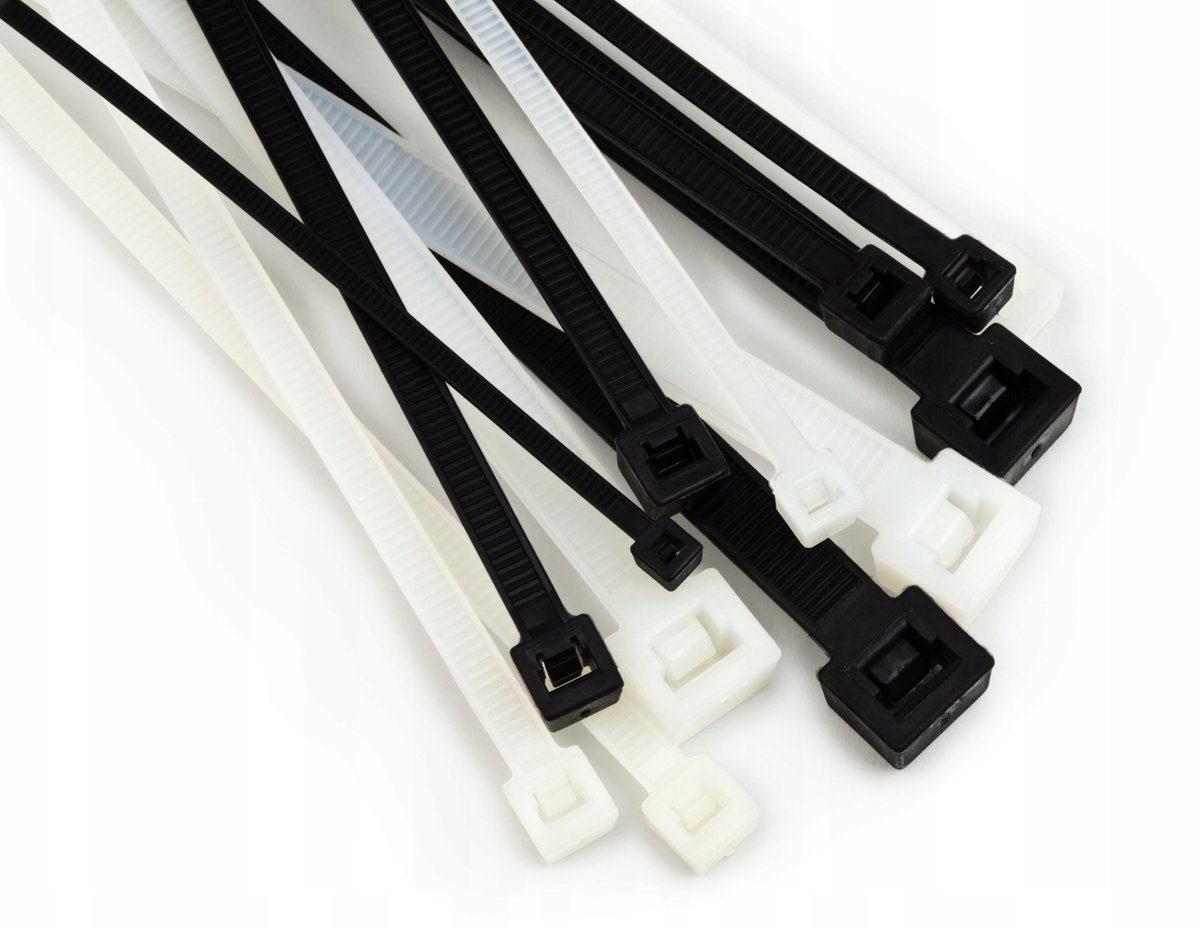 Kabelbinders 250x4,8mm Zwart - 100 st