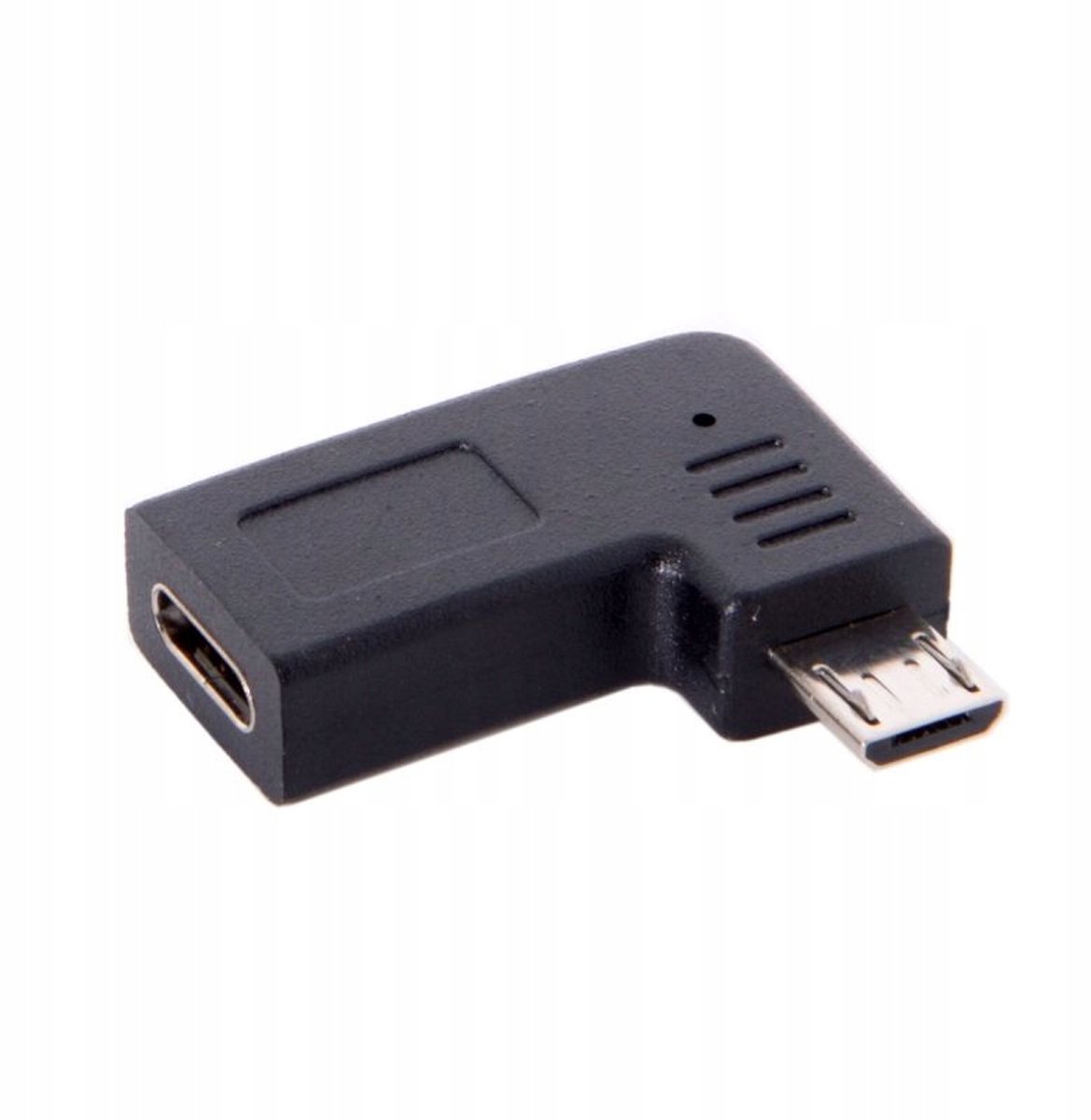 Hoekadapter USB-C naar Micro USB 3.1 (Mannelijk naar Vrouwelijk)