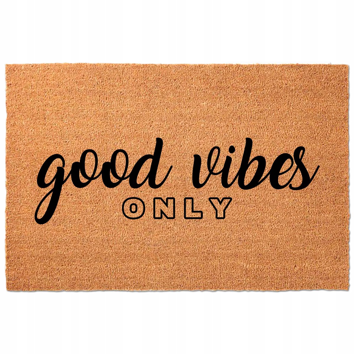 Kokosmat Deurmat 40x60 cm - Good Vibes Only