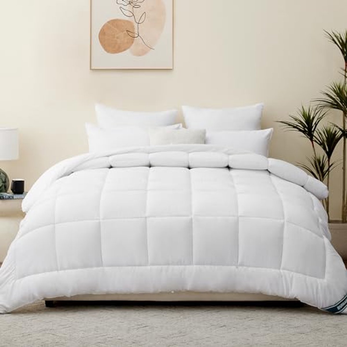 Dekbed 200x200 cm winter warm - Deken 2x2m met 450GSM vulling