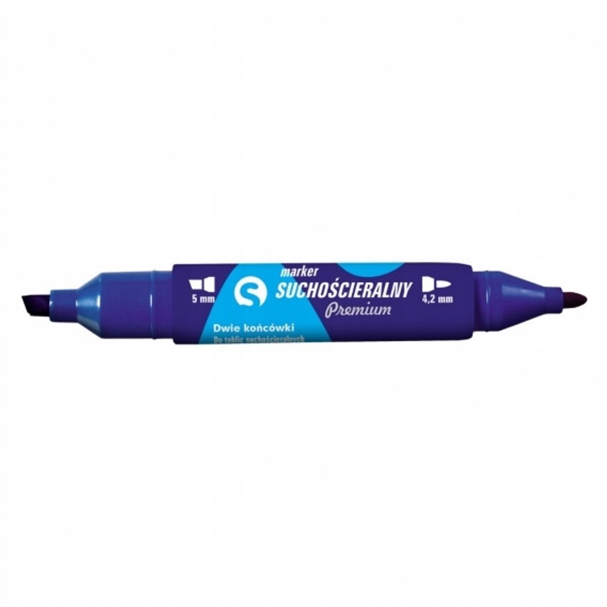 Tetis KM504 Marker voor whiteboard, blauw, dubbele punt