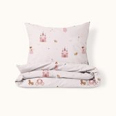 Petite Amélie Dekbedovertrekset – 140x200 cm – 100% Biologisch Katoen – Princess