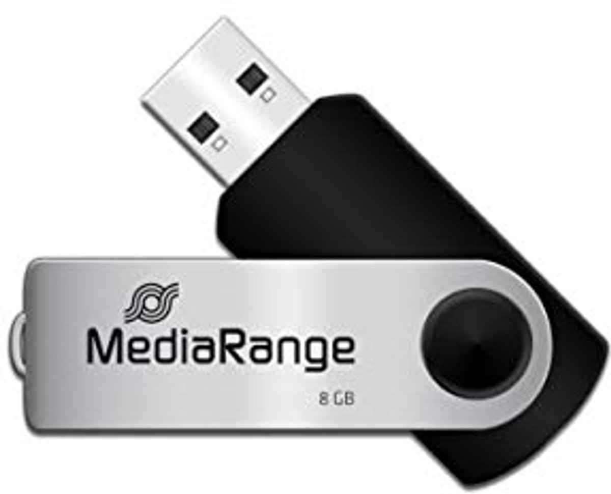 Image of 8 GB USB 2.0 Geheugenstick - Razendsnelle Overdracht en Veilige Draaikopbehuizing