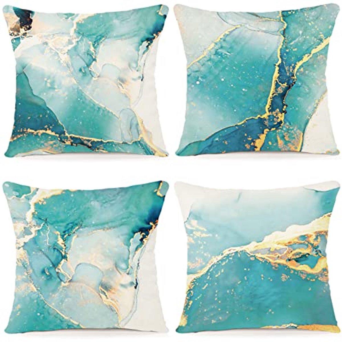 Set van 4 Decoratieve Kussenhoezen - Moderne Kussenhoezen voor Binnen en Buiten